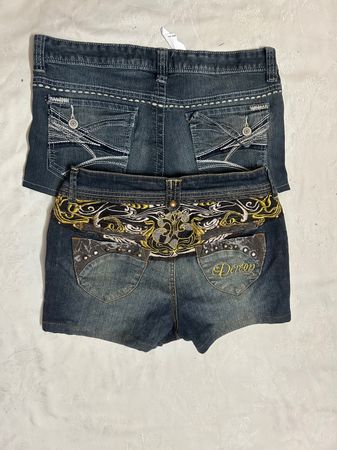 Y2k micro mini shorts