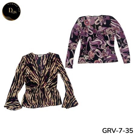 Women’s Long Sleeve Blouse – Premium Y2K Vintage Style Casual Top (GRV-7-35)