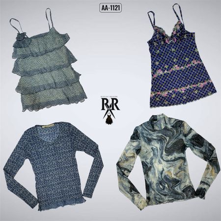 Y2k Blue Hour Mix Tops (AA-1121)