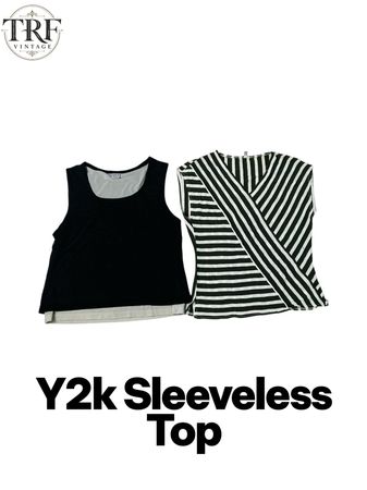 Y2k Sleeveless Top.        #0039