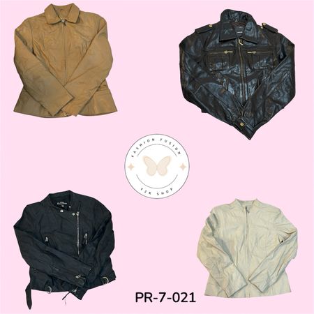 Vintage Style Leather Jacket – Iconic Cool Weather Wear (PR-7-021)