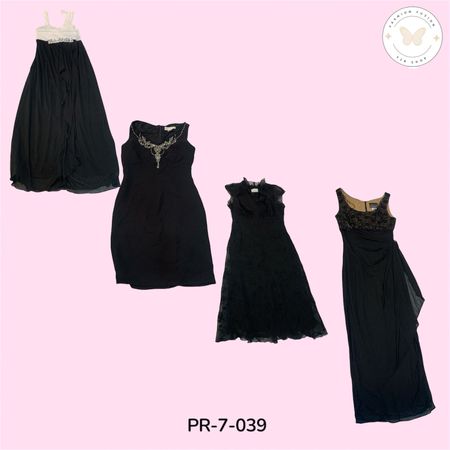 Black Poly Dress – Sleek Minimal Everyday Elegance (PR-7-039)