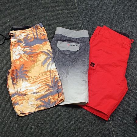 Branded swimming shorts