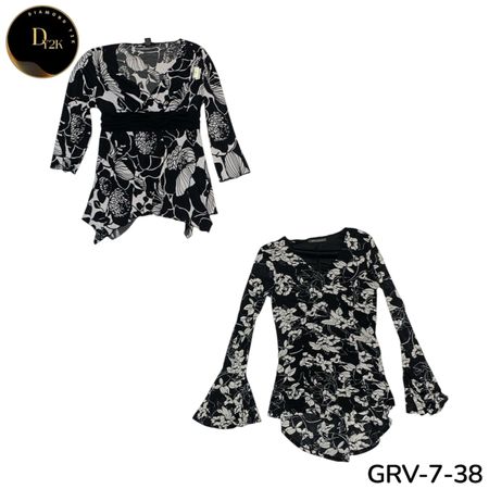 2. Women’s Vintage Long Sleeve Blouse – Premium Y2K Everyday Wear (GRV-7-38)
