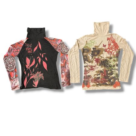 Classic y2k high nick top