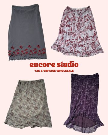 Y2K Phoebe Buffay Midi Skirts (ES#31)