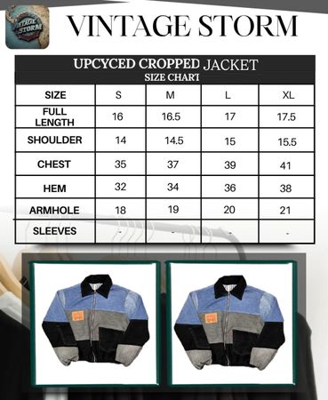 Upcycled Levi’s Denim Crop Jackets