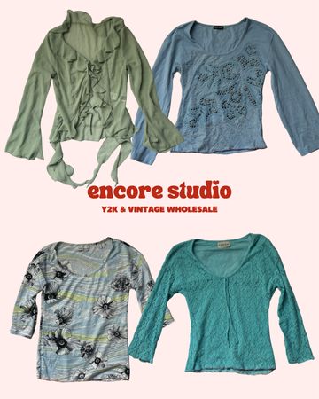 Y2K Fairy Magic Mesh Tops (ES#38)