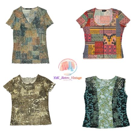 Y2K Mesh Tops (120)