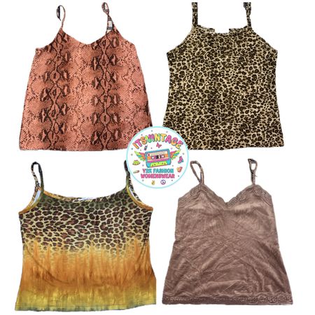 Vintage Y2K Cami Top Bundle – 11pcs | VR310