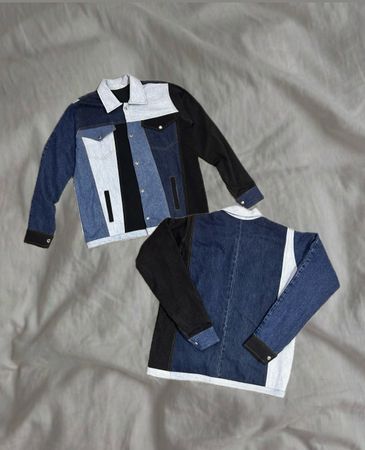 Upcycled Denim Patchwork Jackets