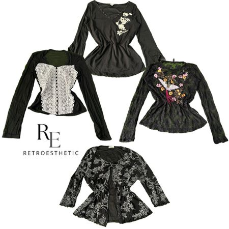 Y2K Nature Vibe Girl Full Sleeve Top RE-3466