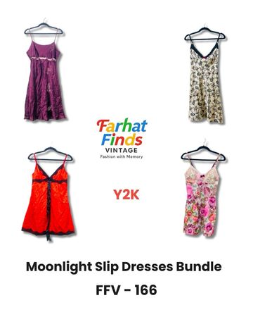 Y2K Moonlight Slip Dresses Bundles ( FFV - 166)