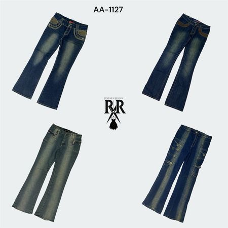 Y2K unique Denim jeans ( AA-1127)