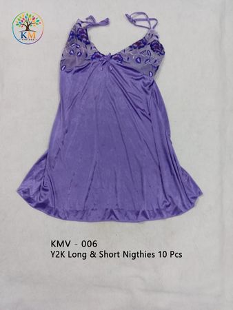 Y2K Long & Short Nigthies 10 Pcs ( KMV - 006 )