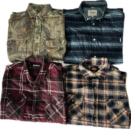 Flannel shirt branded premium