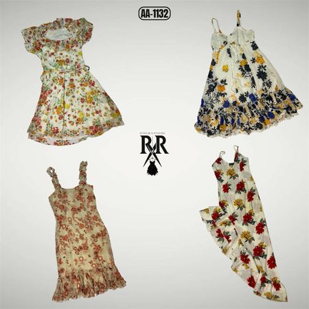 Y2K Floral Dresses (AA-1132)