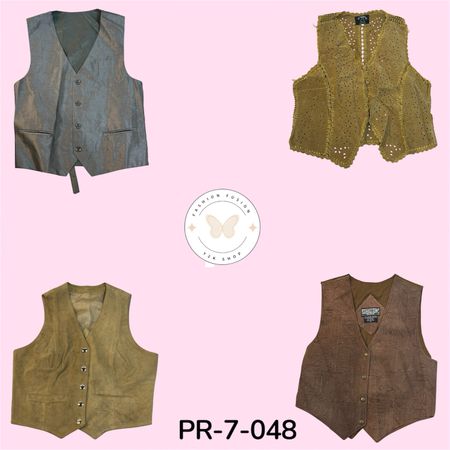 Y2K Mixed Vintage Vests Bundle – Trendy 2000s Layering Collection (PR-7-048)