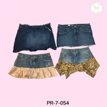 Women's Assorted Mini Skirts Collection – Stylish Mixed Lot (PR-7-054)