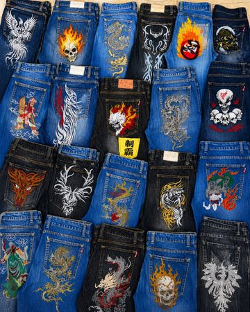 Japanese Embroidered Denims