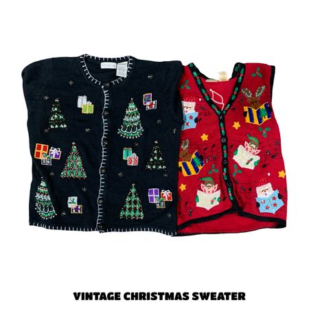 Vintage-Weihnachtspullover
