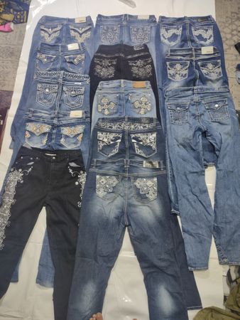 Y2K Calças Flare