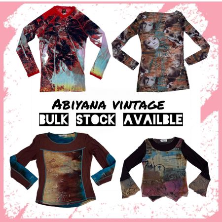 Full Slevees Printed Mesh