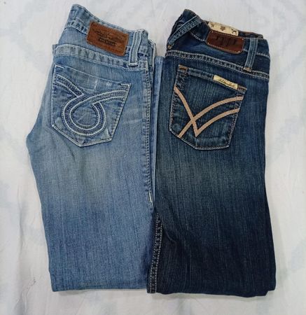 CR9841 Y2K Flare & Straight Jeans