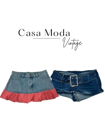 030726-6 Denim mini skirts 10 pcs