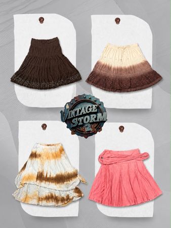 Y2K Cotton Skirt