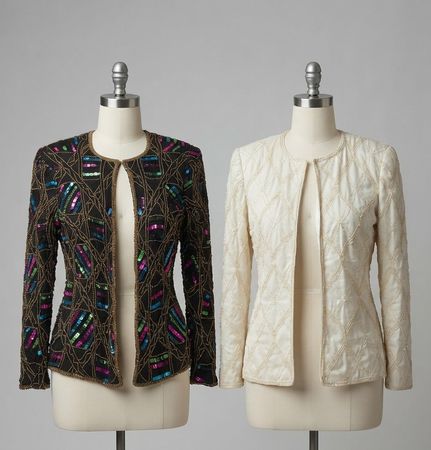 Y2K Beaded Blouse VL65