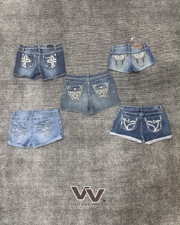 Y2K Emblished Shorts #060726