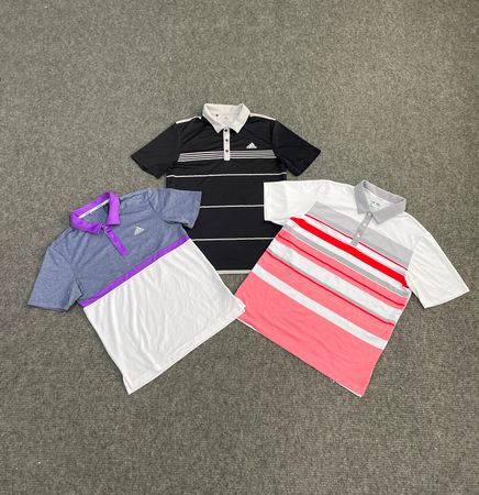 Adidas Dry Fit Sports Polo T Shirts - (06/07)