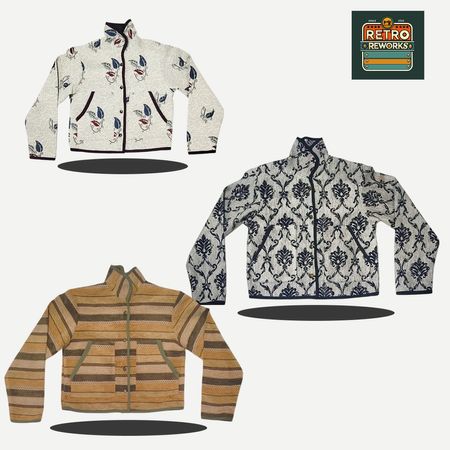 SS26 Upcycled Curtain Tapestry Jackets
