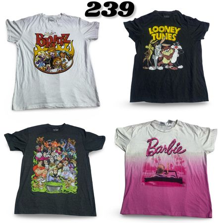 Cartoon Printed T-shirts (brands) Looney Tunes & Disney etc #239.