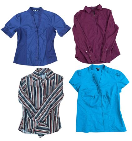 Y2K office shirt 10 pcs At 1151