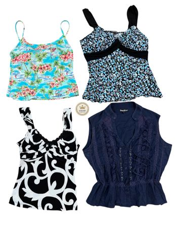 Y2K Tropical Tops 10 Pcs At 1153