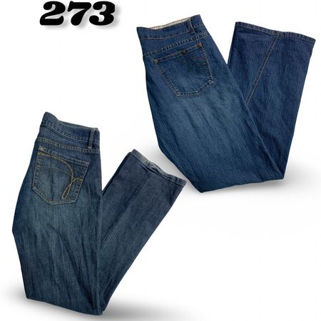 Y2k Bootcut jeans For women (brands) Silver & Almost Famous #273.