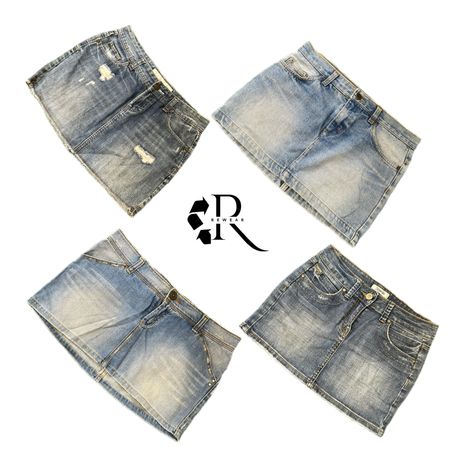 Y2K Paris Hilton Denim Mini Skirt R-2198