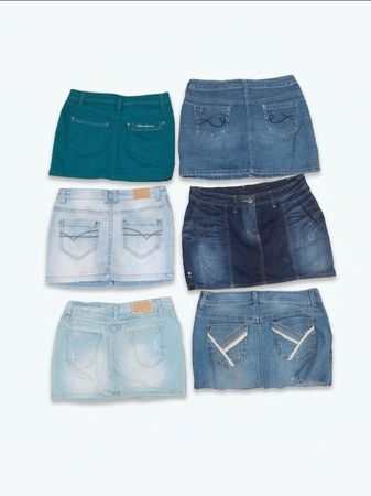 Gonne in denim mini Vintage Cyber Core Curated Resale Pack (VM-73)