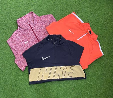 Mix Branded Drill Tops Including Nike, Under Armour and others