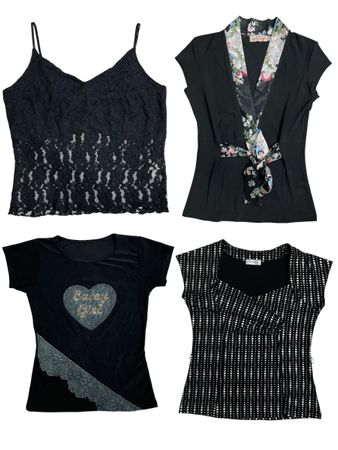 Y2K Midnight Going Out Tops: TT-288