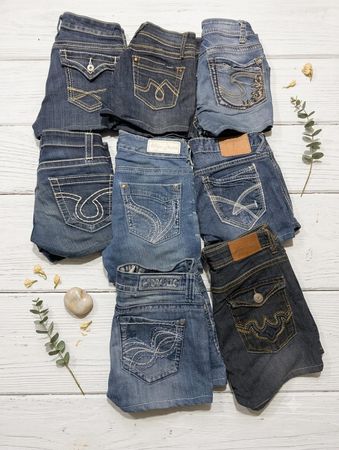 SILVER AND OTHER BRAND MINI MICRO SHORTS (18)