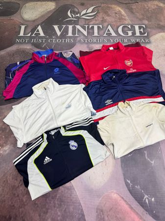 Vintage Sportswear Bundle |Carhatt Adidas Nike Puma Reebok Lotto Track Jackets & Tracksuits | Premium Grade