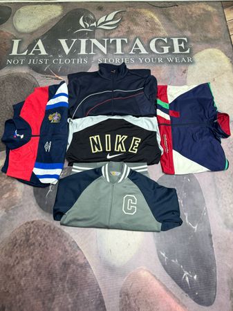Premium Authentic Vintage Track Jackets & Tracksuits | Adidas Nike Puma Reebok Lotto Carhatt Umbro | Wholesale Mix