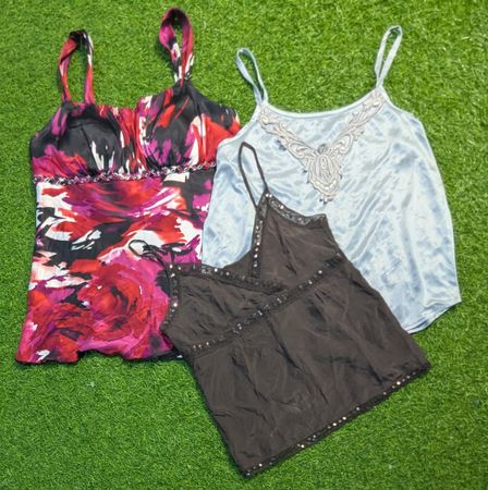 6636 - Y2K Style Cami Tops