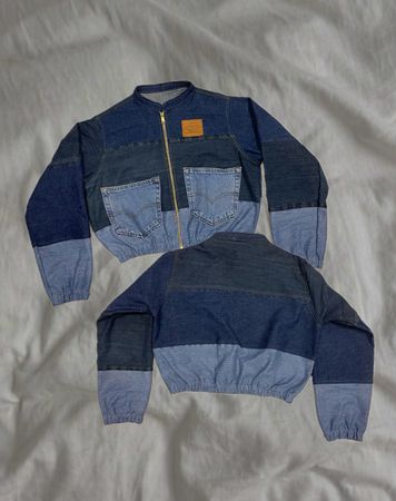Upcycled Levi’s Crop Jacket