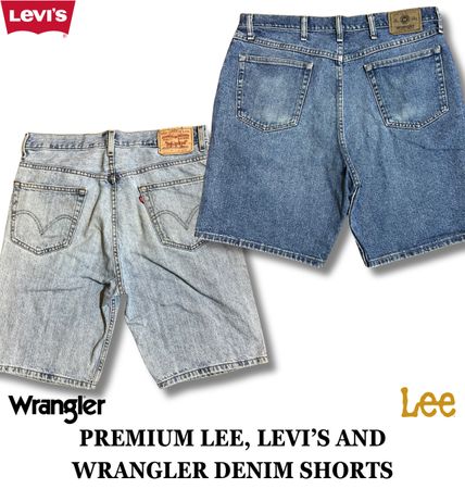 Premium (Lee, Levi's and Wrangler) Denim Shorts
