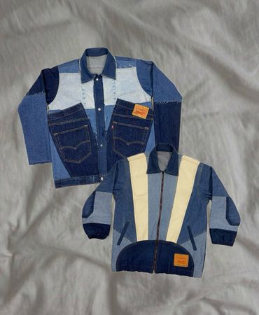 Upcycled Denim Levi’s Jackets
