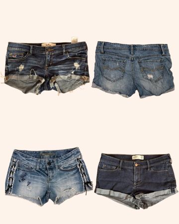 Y2K Denim Mini Shorts (RSS-15)